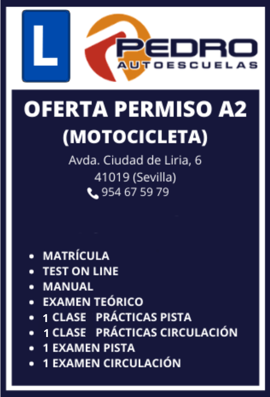 Ofertas 1 Autoescuelas en Sevilla 1 1 Autoescuela en Sevilla Pedro